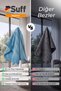 Begonie Microfiber Dusting Cloth Non-Marking Glass and Coffee Table Cleaning Cloth with Stripes 40X40 cm Blue - 5