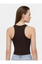 V-Neck Gathered Fishnet Strap Women's Athlete Top - 5