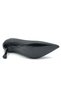 Feles 7 cm Heeled Stiletto Women's Shoes Black-Skin - 6