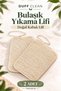 2 Pieces Natural Pumpkin Dishwashing Washcloth Double Sided Use (12X8 CM)