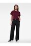 Ornamented Button Short Sleeve Crew Neck T-Shirt