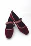 Women's Ballet Shoes Velvet Suede Buckle Stylish Lightweight Daily Ballerina Ballet Home Shoes - 5