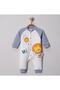 Baby Boy Jumpsuit with Lion Print - 4