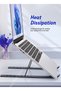 Adjustable Aluminium Laptop Stand, 7-Level Foldable Portable Notebook Holder for MacBook, HP, Dell and Other Laptops - 5