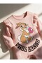 Baby Girl Jumpsuit with Rabbit Printed Bandana - 2