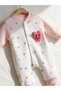 Pink Heart Baby Girl Jumpsuit - 3
