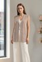 Short Straight Pattern Vest with Pockets and Buttons Plus Size Vest