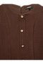 Slim Fit Crew Neck Short-Sleeve Decorative-Button Mini Dress - 7