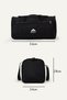 Nil-08 Sports Bag Travel Bag Hand Suitcase Gym Sport Gym with Shoes Compartment Black - 8