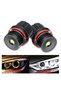 High Power White 6500K 40W/pcs LED Angel Eyes Halo Ring Marker Light Bulb Replacement for BMW E39 E5 - 5