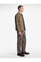 Comfortable Fit Cotton Pocketed Camouflage Patterned Baggy Jean Trousers - 2