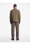 Comfortable Fit Cotton Pocketed Camouflage Patterned Baggy Jean Trousers - 3