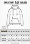 Large Size Hooded Zippered 3Ip Sweat in between 25717 Navy Blue - 4