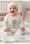 Organic 0-3 Months Baby Balloon Suzene Embroidered 10-Piece Hospital Release Zibin Set