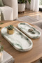 Handmade 2-Piece Concrete Tray Presentation Organizer - Oil Container - Decorative Tray - Console Decor - Key Holder Bowl - 3