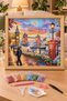 Diamond Painting Puzzle Kit, London Tower Bridge and Red Telephone Booth 50X65 cm Mosaic