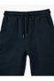 Cotton Basic Jogger Trousers with Drawstring Waist and Muslin Fabric - 4