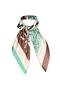 Scarf Classic Green/Brown Scarf 70*70 cm - 6