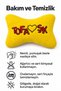 Tofaş Compatible Yellow Polar Orthopedic Car Travel Neck Pillow - Tofaşk Embroidered Set of 2 - 8