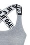 Gray Cotton Love Rubber Cross Strap Women's Bustier with Pads - 7