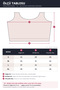 White Cotton Love Elastic Cross Strap Women's Bustier with Pads - 3