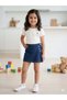 Girl's Elastic Waist Jean Denim Shorts Skirt