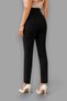 Women's High-Waisted Pleated Tapered Fabric Trousers - 4
