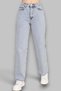 Tubular Leg High Waist Regular Fit Lycra Women's Jeans - 3