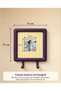 Decorative Photo Framed Key Hanger – Wall Mounted Key Hanger, Entryway Organizer 17X17 cm - 7