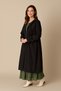 Raincoat with Long Hat and Pocket Detail Italian Water Resistant - 2