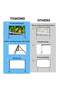Projector Screen, 80 Inch, 16:9 Portable Movie Screen with Stand, Indoor Outdoor Theater - 2