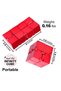 Metal Rubik’s Cube Portable Puzzle Toy, Sturdy & Durable Stress Reliever Red - 2
