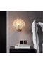 Sconce, Crystal Wall Lamp, Brass Base, Shell Design, E12/e14, 1 Light, for Living Room, Dining Room, Bedroom, Kid Room - 7