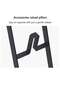 Cordless Vacuum, Cleaner Stand Holder, Metal Storage Bracket, Drill-Free, Heavy 22x31cm Base, Space-Saving - 2