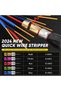 7-in-1 Wire Stripping and Twisting Tool Set for Drills,Aluminum Alloy Electrician Tools for 6-14 AWG Cables - 2