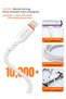 WELLTECH STAR65 USB-C to Lightning Data Cable, Fast Charging and Data Sync Cable for Compatible iPhone and Apple Devices - 3