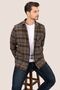 Smoked Orange Striped Oversize Lumberjack Men's Shirt - 2