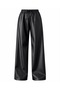 Leather Trousers - Black |   F1571 - Black - 2
