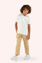 Boy's Buttoned Beige Trousers - 4
