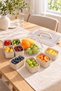 Compartmented Snack Container Breakfast Multi-Purpose Organizer Beige - 3