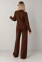 Sun Button Knitwear Top and Bottom Set New Season Trend Sweater Pants Two-Piece Combination - 5