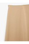 High Waist Regular Fit Flared Maxi Skirt - 3