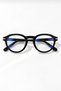 Sumari Oval Black Unisex Blue Light Protection Glasses Lenses Replaceable - 3