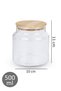5-Piece Coffee Corner Set 500 ml Glass Jars 12 Types of Coffee Labels Gift Glass Jar Set with Bamboo Lids - 7