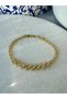 Xuping Honeycomb Stone and Chain Steel Bracelet