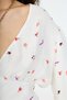 Balloon Sleeve Crop Blouse - 7