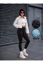 Women's Black Winter Fleece-Lined High-Waist Shaping Corset Interlock Steel Knit Leggings, Not See-Through - 6