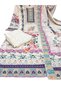 White Floral Printed Muslin Suit Set with Mirror Work - FFT101024 | White-Size:4XL-48-Inches - 4