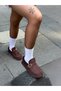 Brown Suede (Jales) Women's Sabo Slippers with Fur Inside and Buckle Detail - 7