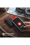 Holder Leather Card Wallet RFID Blocking Automatic Pop Up Business Card Case for - 4